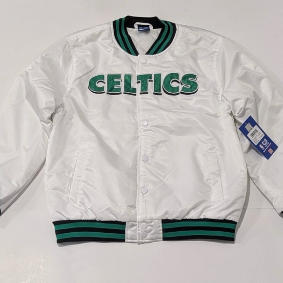 White Celtics Men's Jacket
